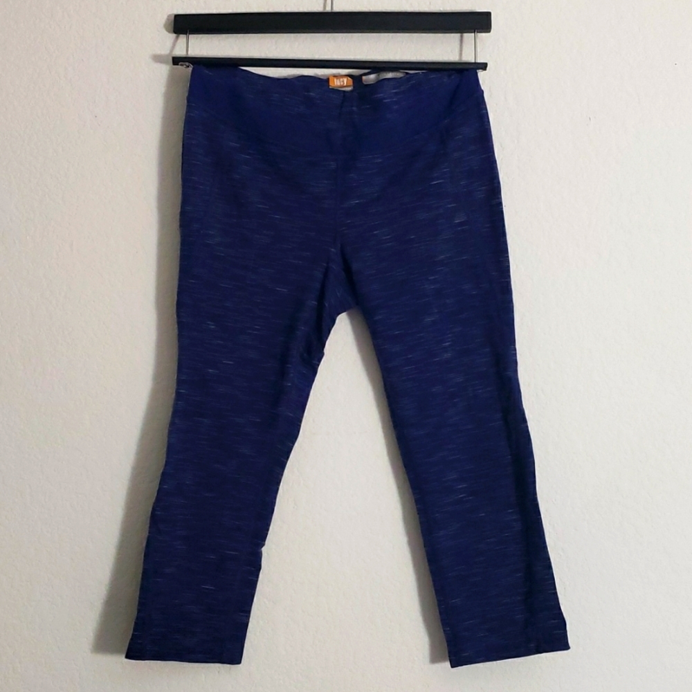 Blue Workout Capris